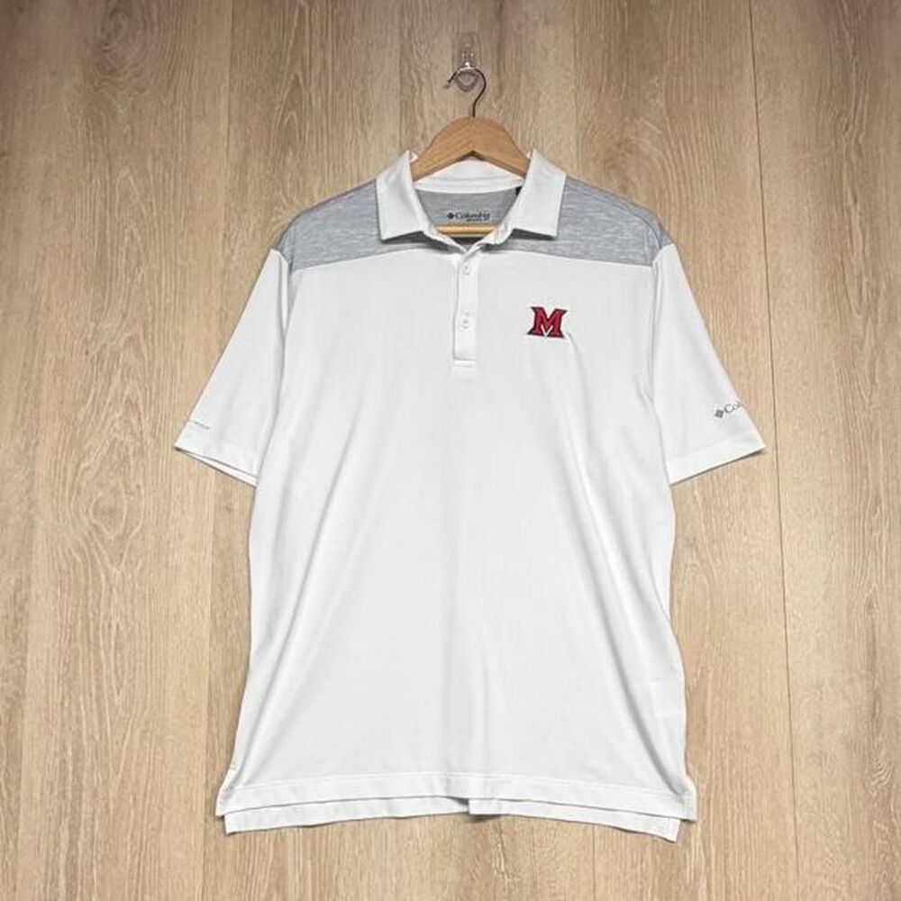 Columbia-sportswear Men's White Polo-shirts